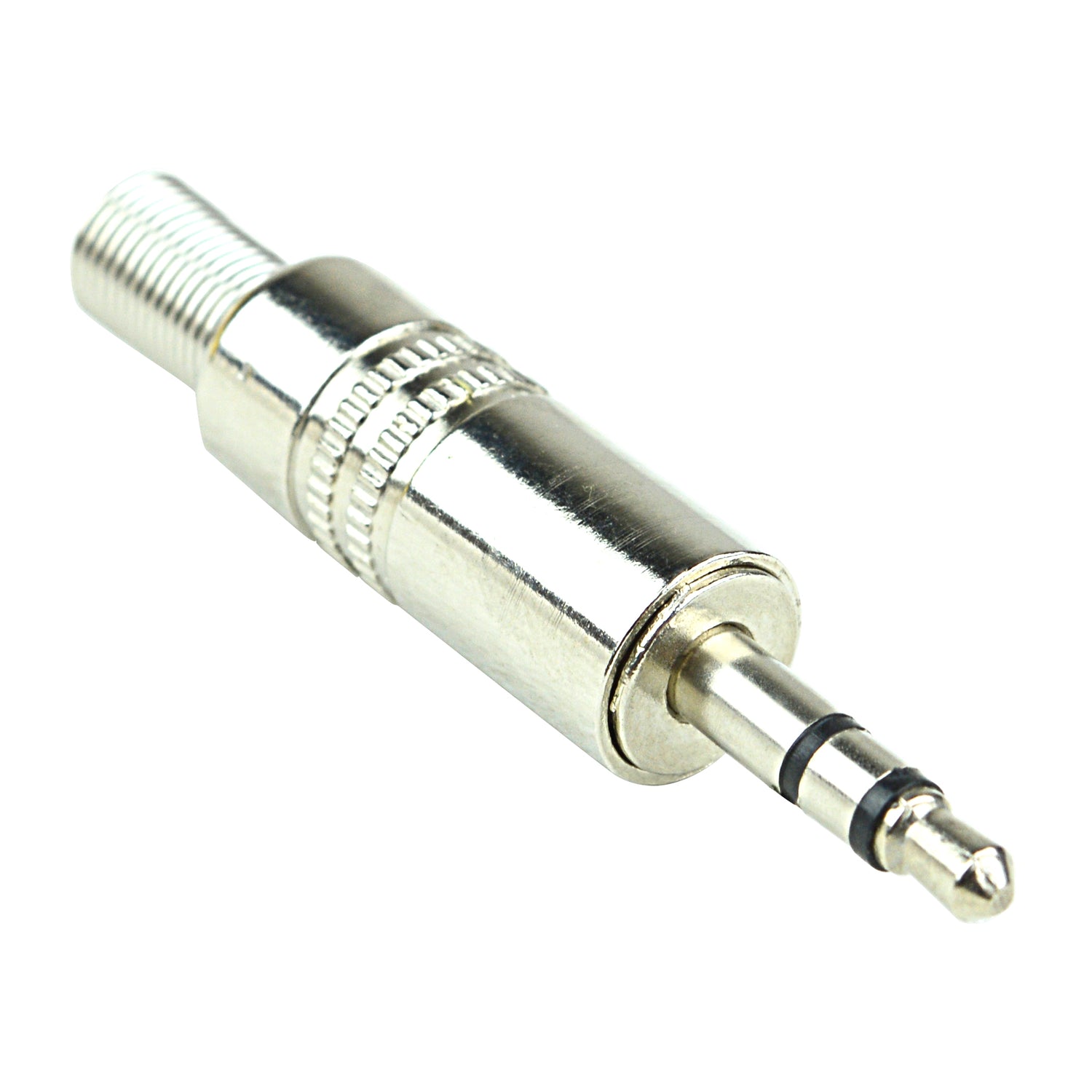 3.5mm Stereo Plug, Nickel Plated (P-106MS)