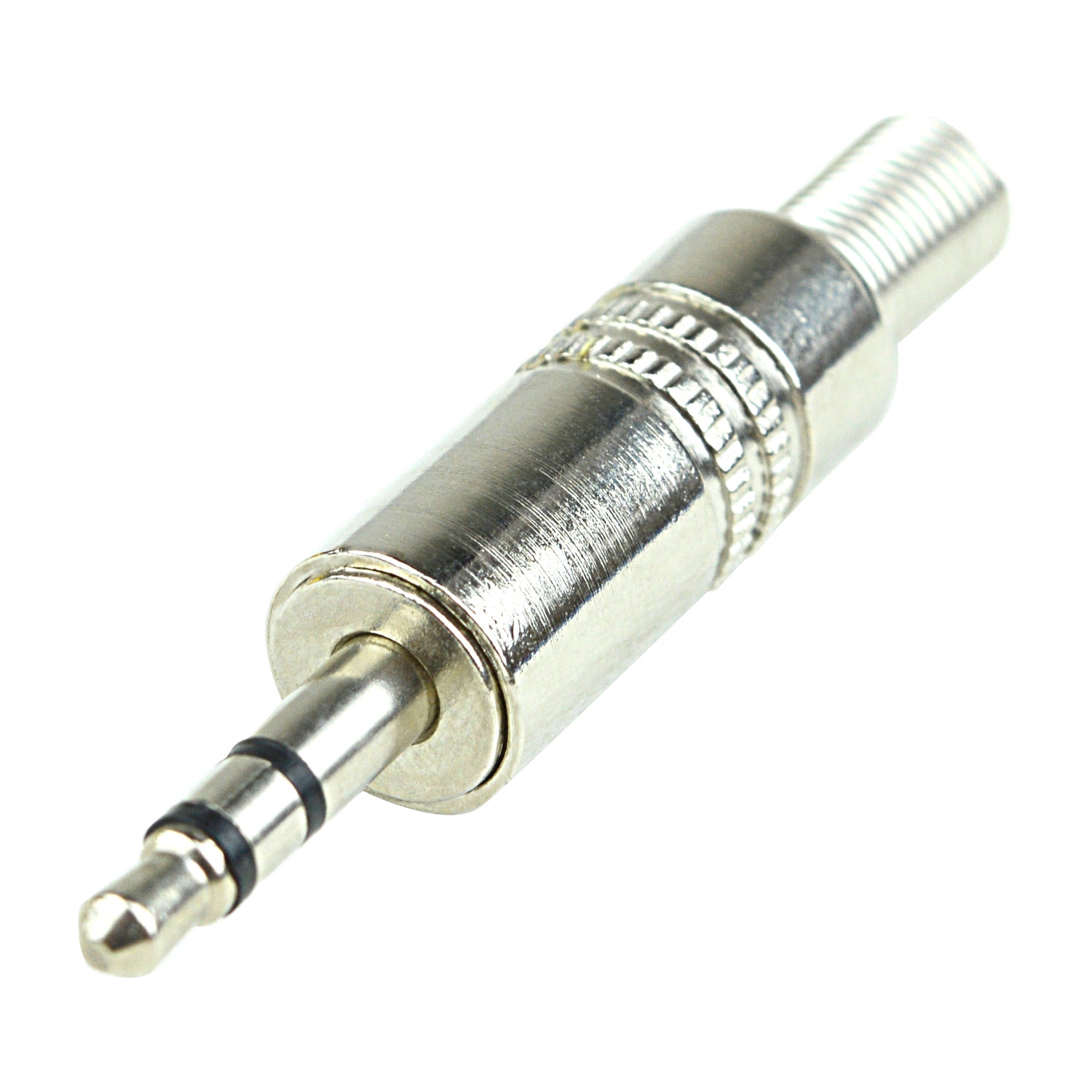 3.5mm Stereo Plug, Nickel Plated (P-106MS)