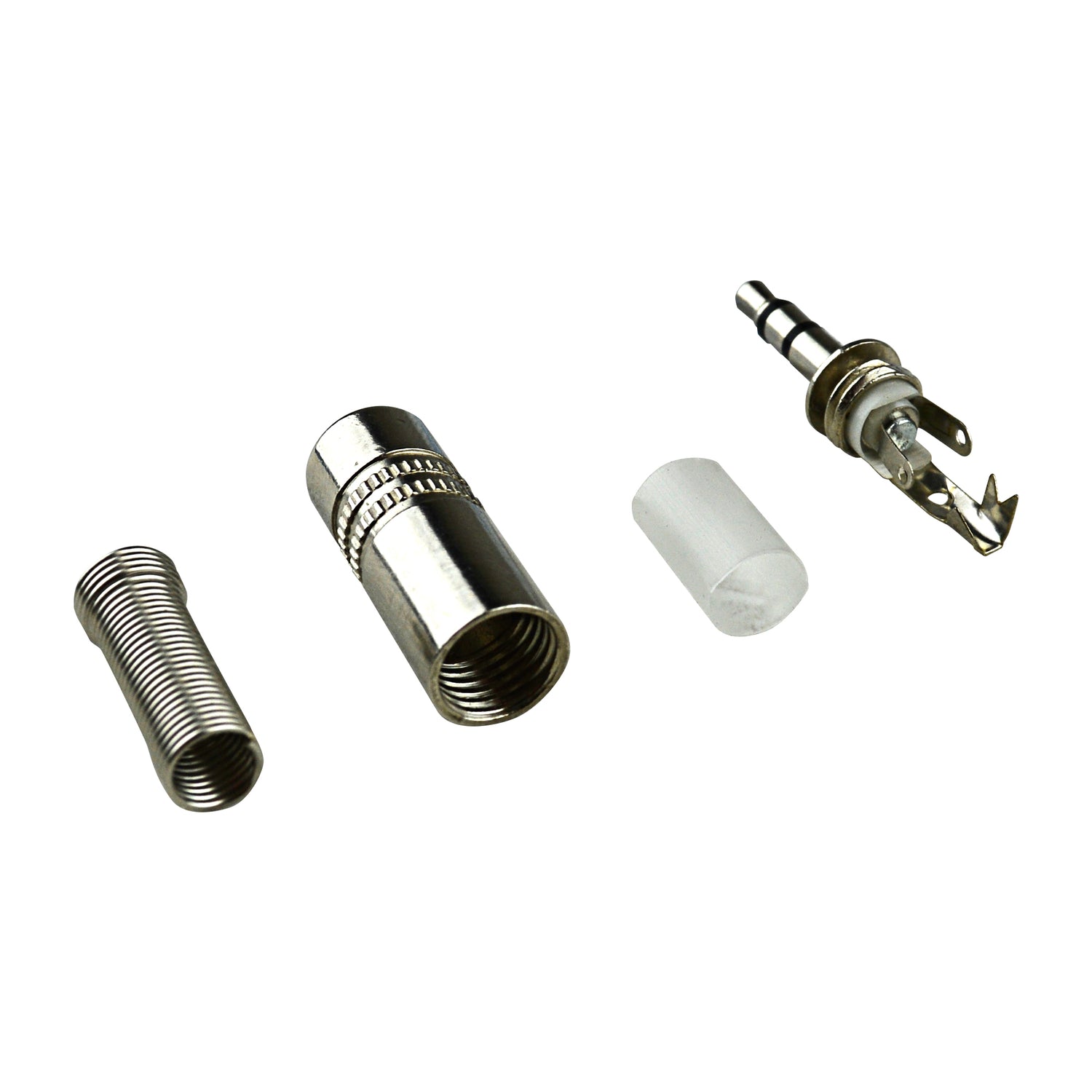 3.5mm Stereo Plug, Nickel Plated (P-106MS)