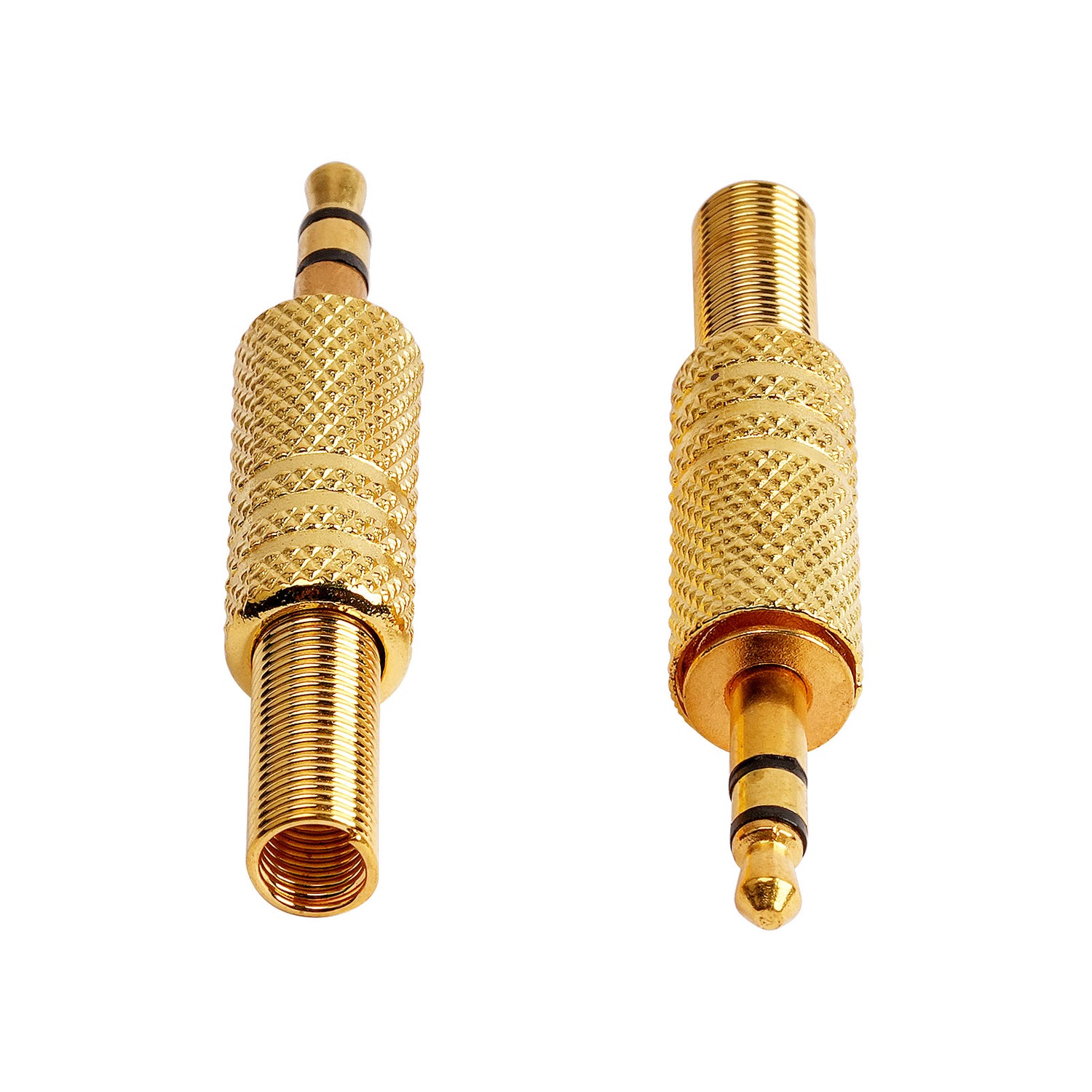 3.5mm Stereo Plug, Gold (P-106S-G)