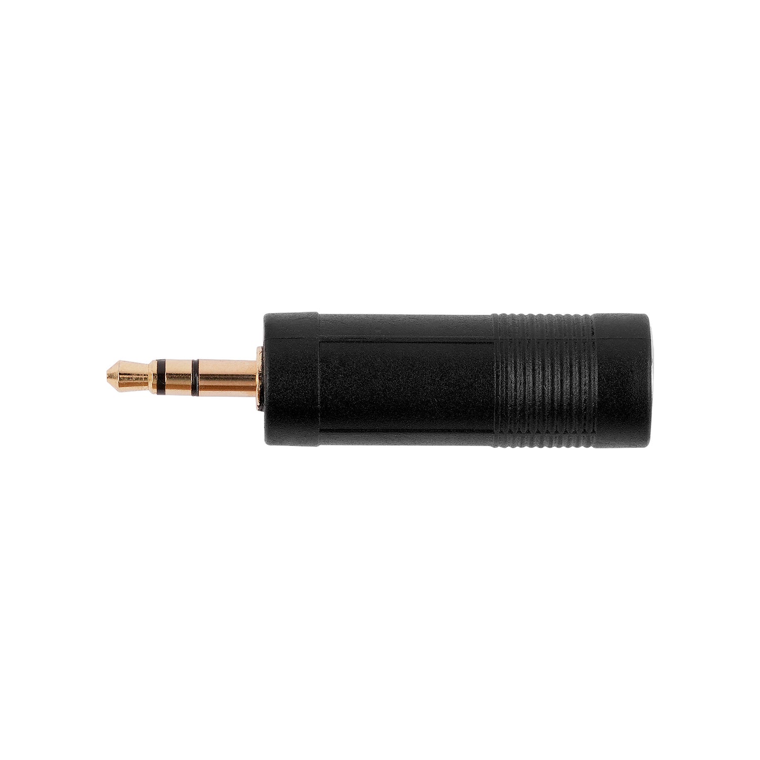 3.5mm Stereo Plug 1/4” Jack Adapter, Gold (P-110G)