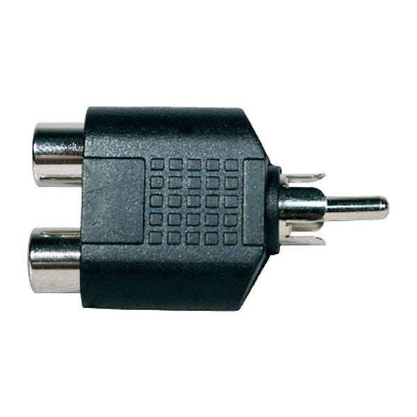 RCA Male to Double RCA Female Adapter (P-221)
