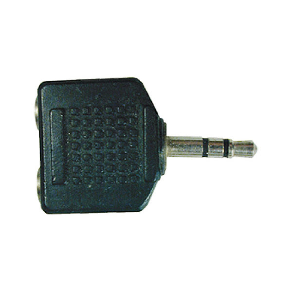 3.5mm Stereo Plug to 3.5mm Stereo Double Jack (P-250)