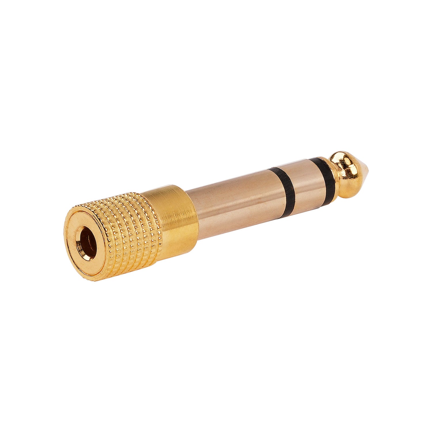 3.5MM to 1/4” Stereo Gold Plug (P-311SG)