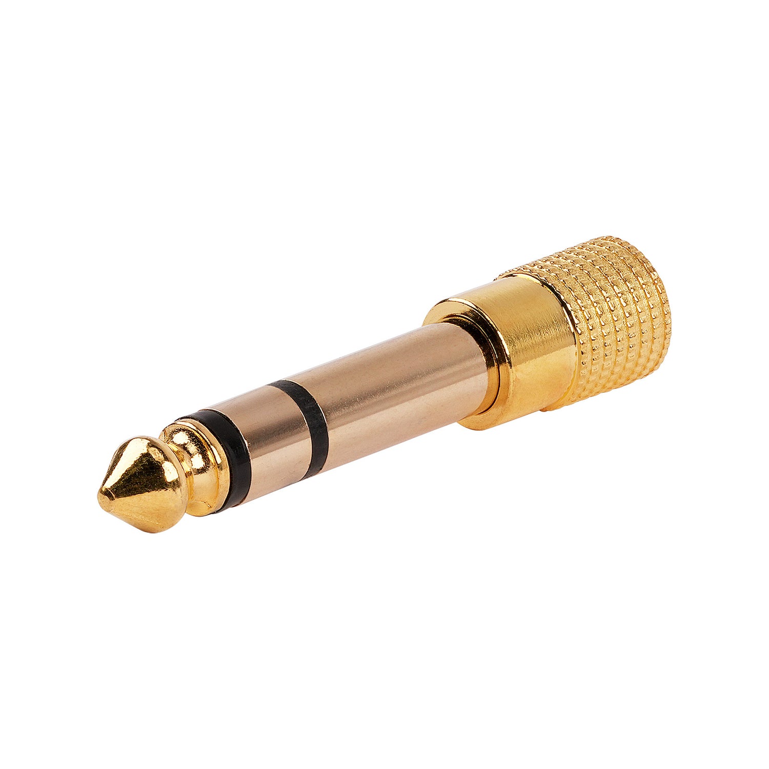 3.5MM to 1/4” Stereo Gold Plug (P-311SG)