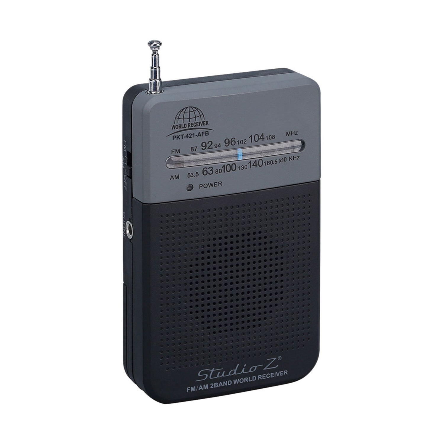 AM/FM 2 Bands World Receiver (PKT-421-AFB)