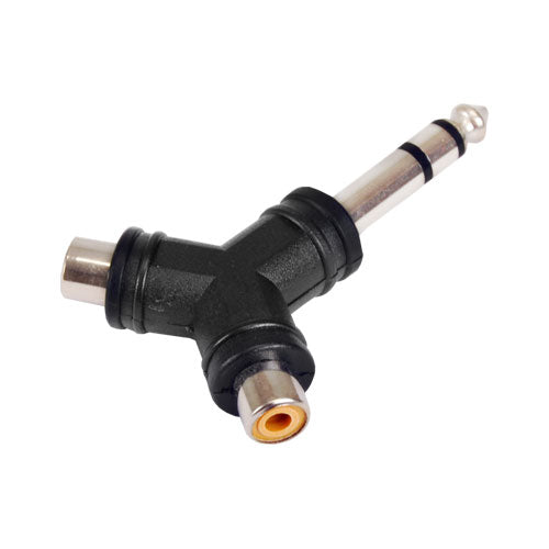 1/4” Stereo Plug to Double RCA Jack,
