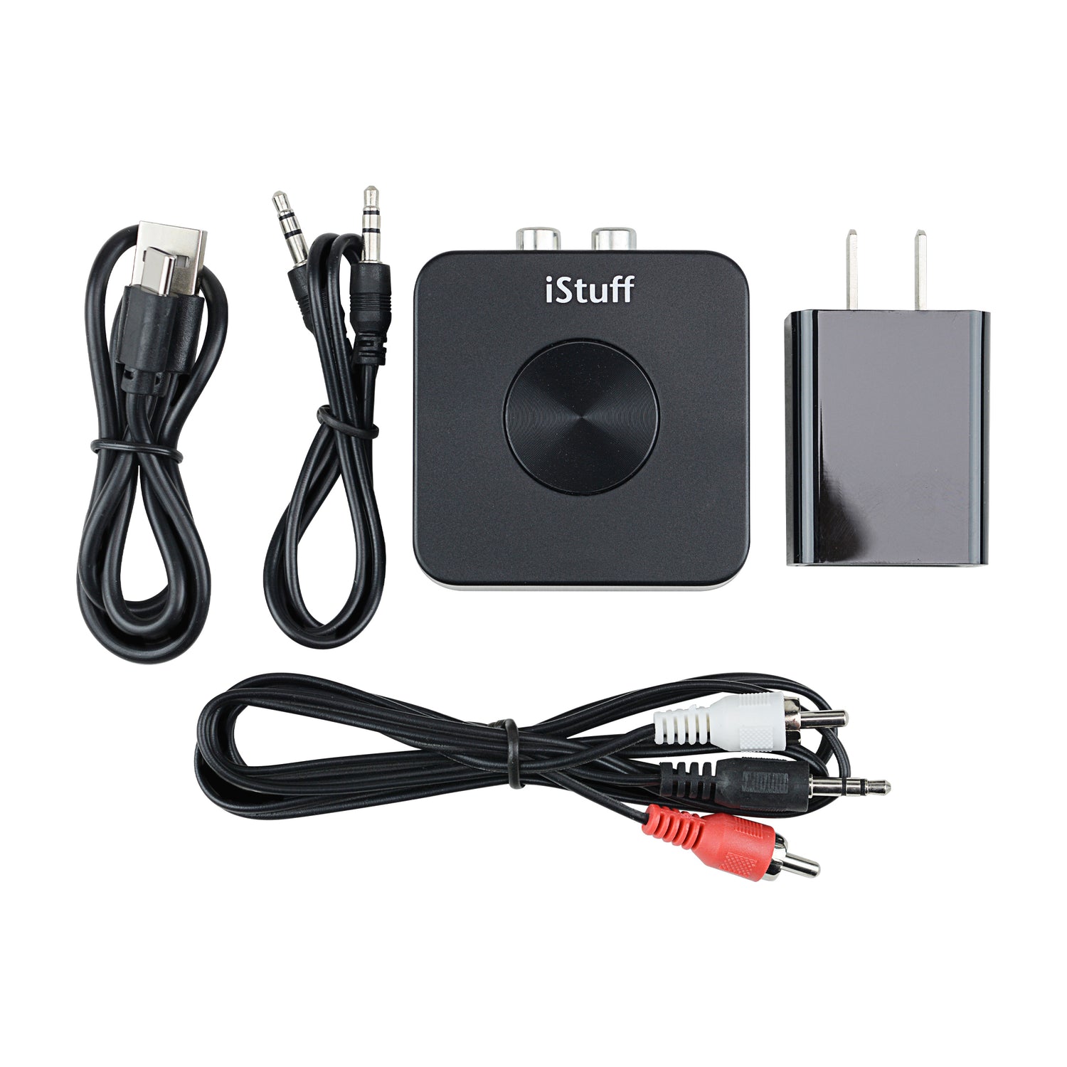 Transmitter & Receiver 2-in-1 Wireless Audio Adapter (Q-RNFC-15BK)
