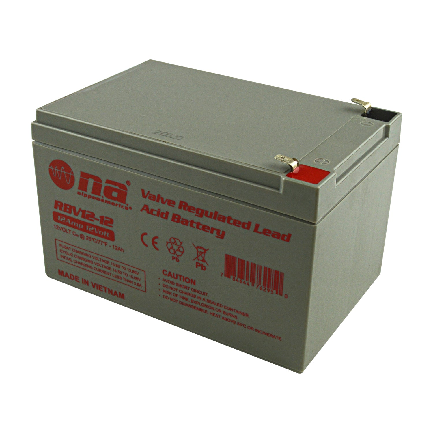 Rechargeable Valve Regulated Lead Acid Battery (RBV12-12)
