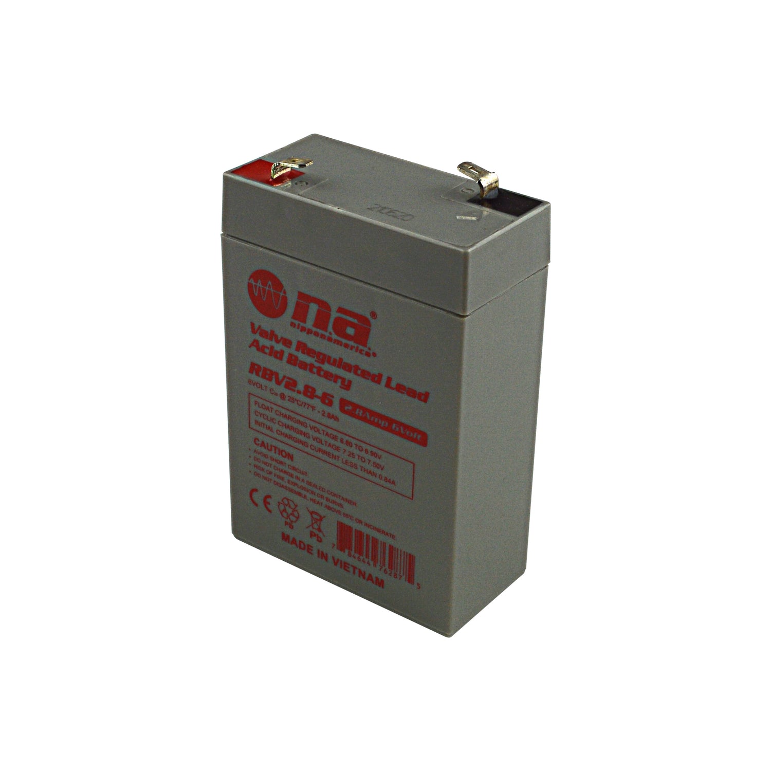 Rechargeable Valve Regulated Lead Acid Battery (RBV2.8-6)