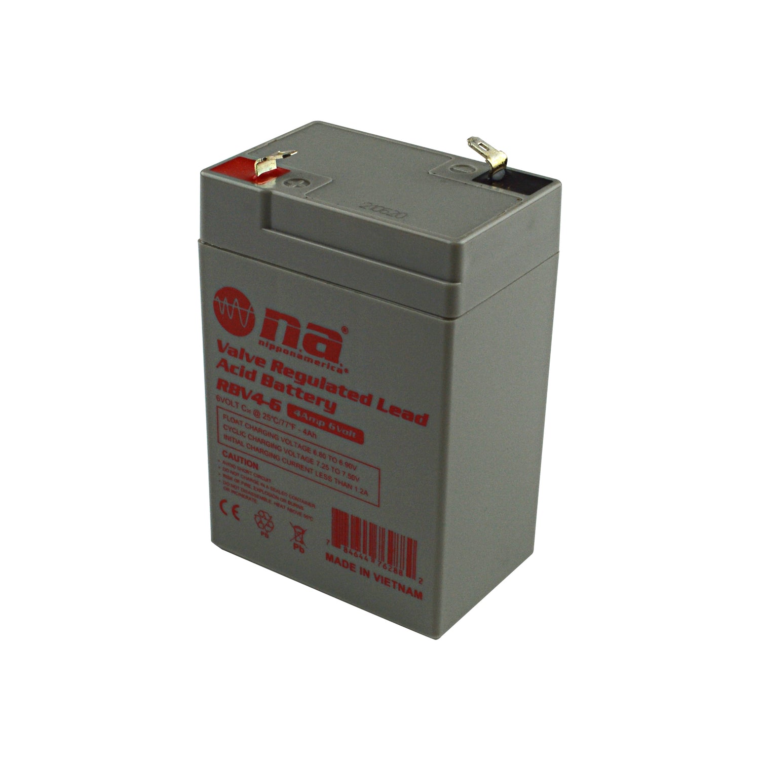 Rechargeable Valve Regulated Lead Acid Battery (RBV4-6)
