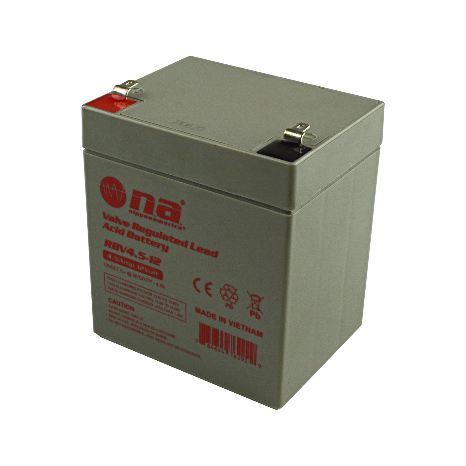 Rechargeable Valve Regulated Lead Acid Battery (RBV4.5-12)