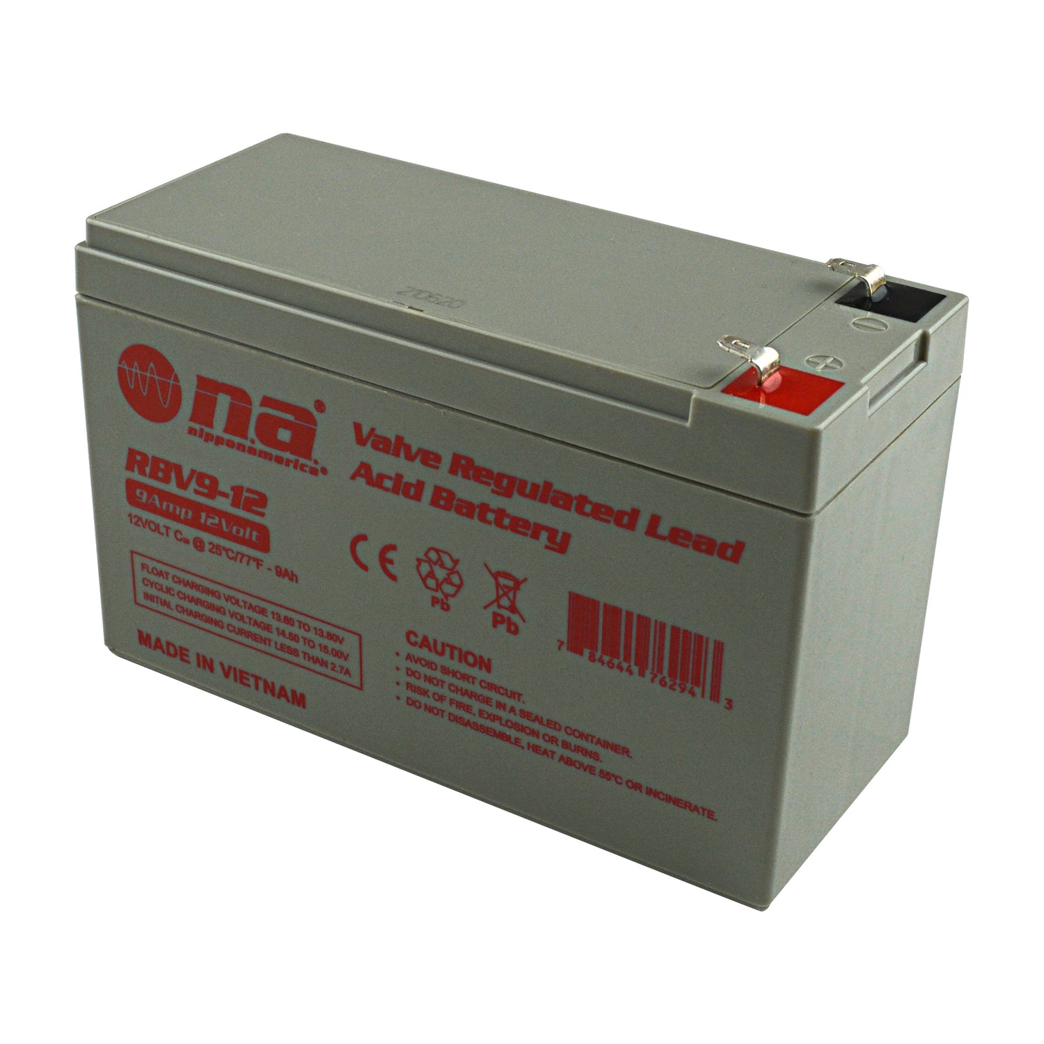 Rechargeable Valve Regulated Lead Acid Battery (RBV9-12)