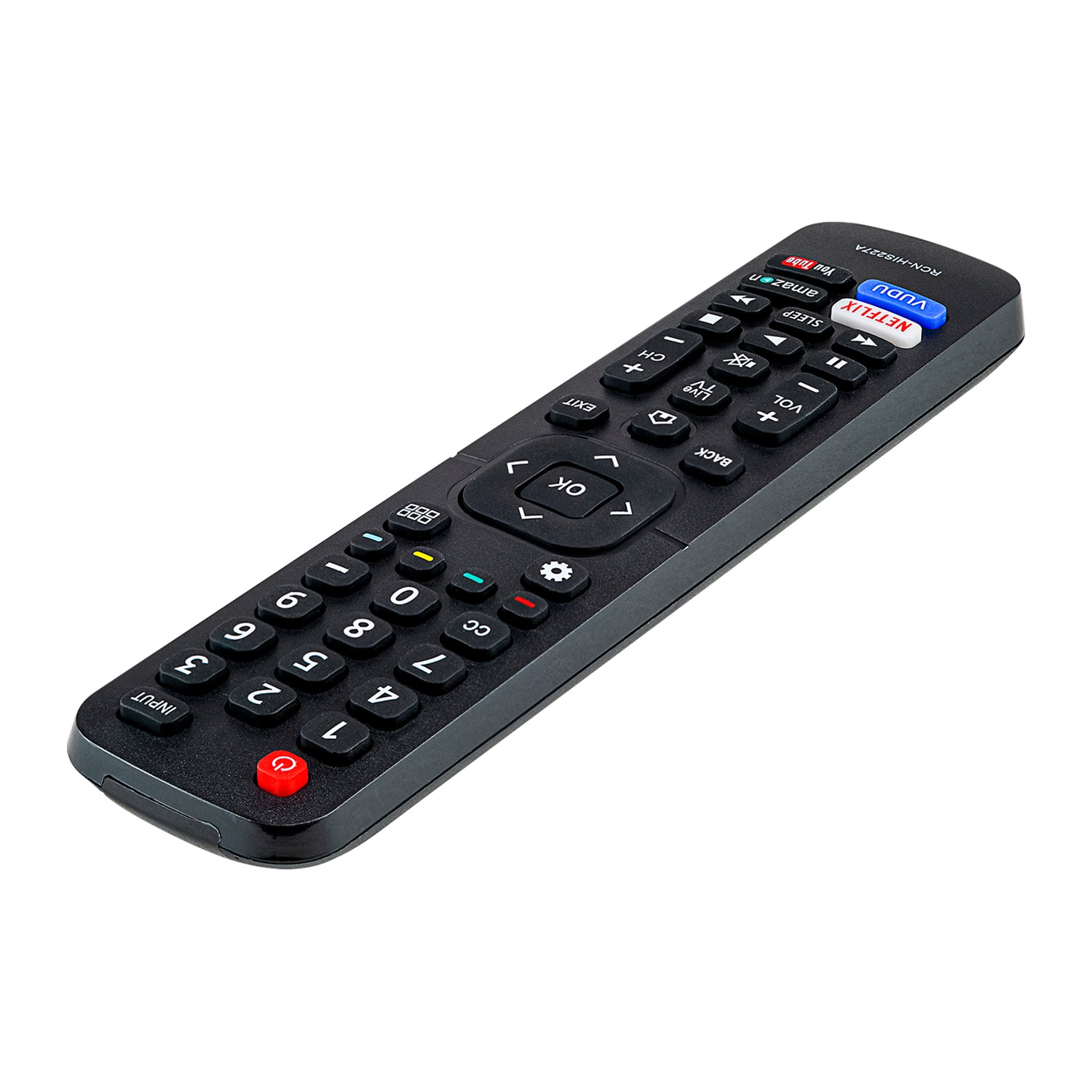 HiSense® TV Replacement Remote Control (RCN-HIS227A)