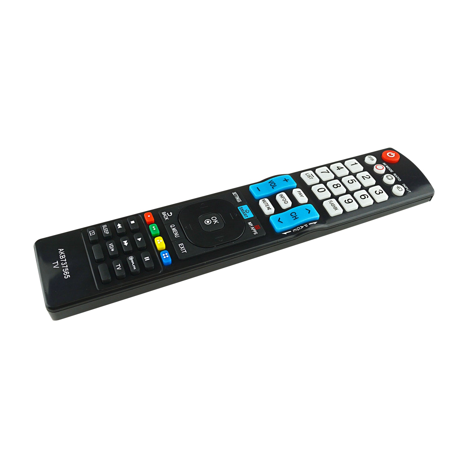 LG® Replacement HDTV, LCD, LED, 3D, Smart TV Remote Control (RCN-LGA567)