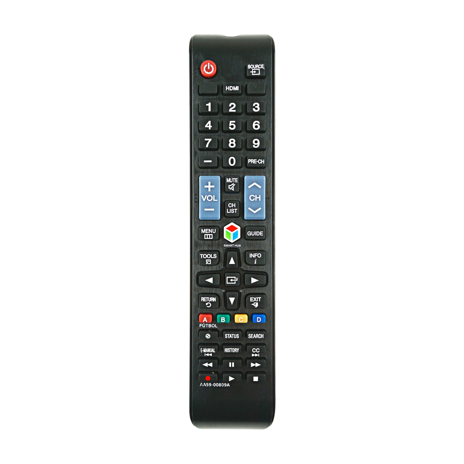 Samsung® Replacement HDTV, LCD, LED, 3D, Smart TV Remote Control (RCN-SAM809)