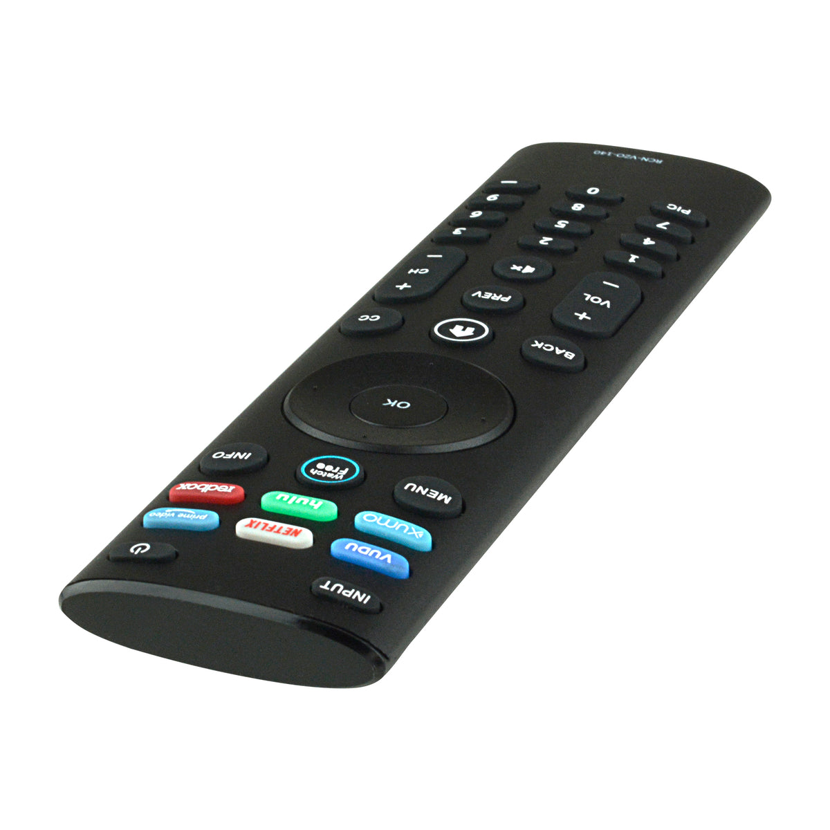 Vizio® Replacement HDTV, LCD, LED, 3D, Smart TV Remote Control (RCN-VZO-140)