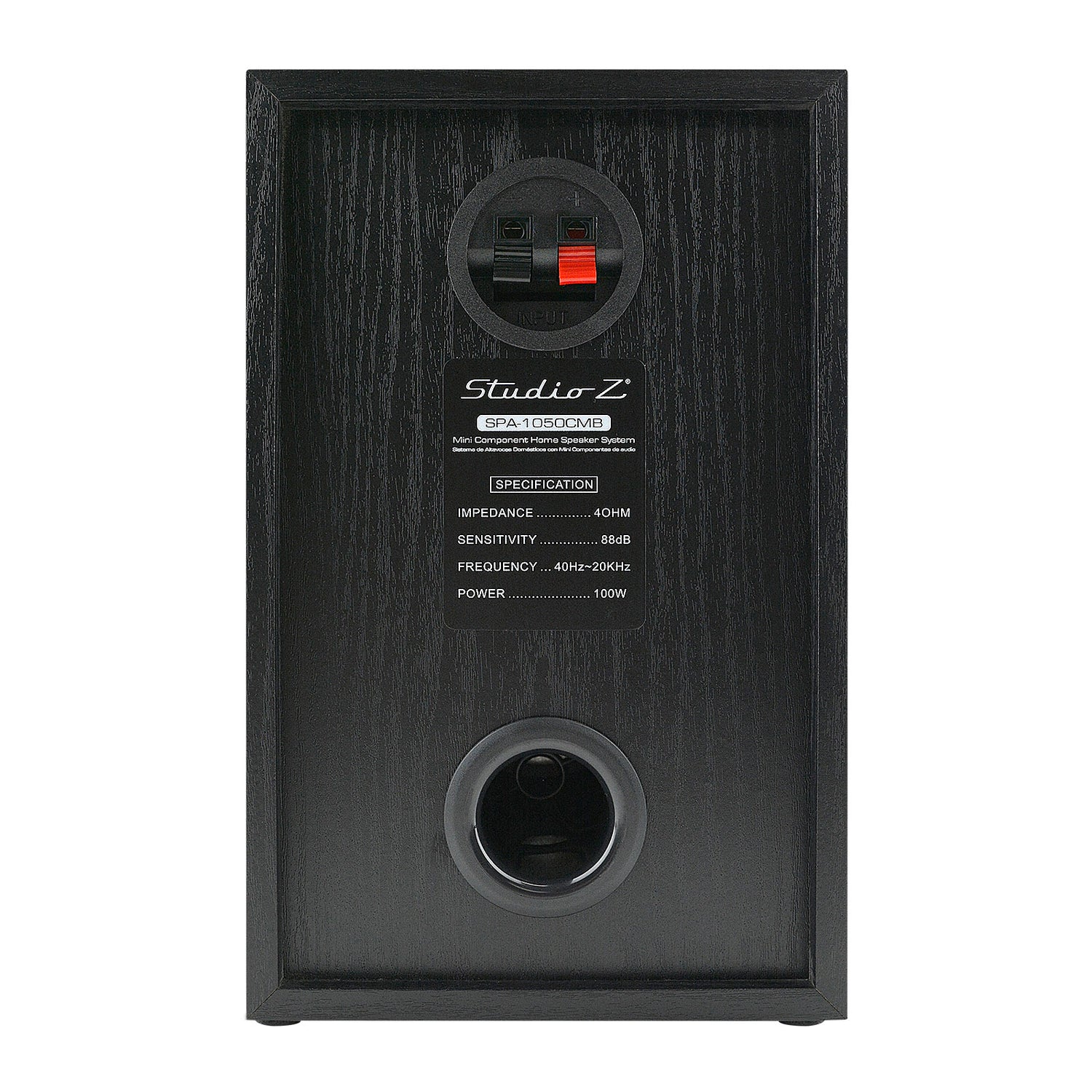 Mini Component Home Speaker System (SPA-1050CMB)