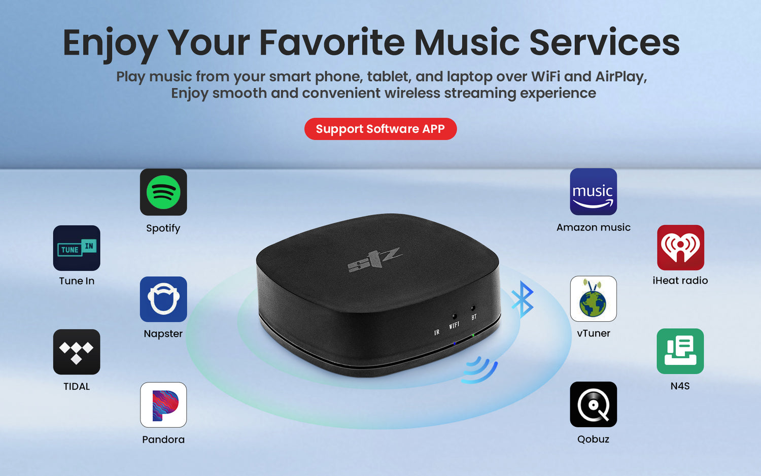 Wireless Multi-room Audio Streaming (SPA-WI-PLAY)