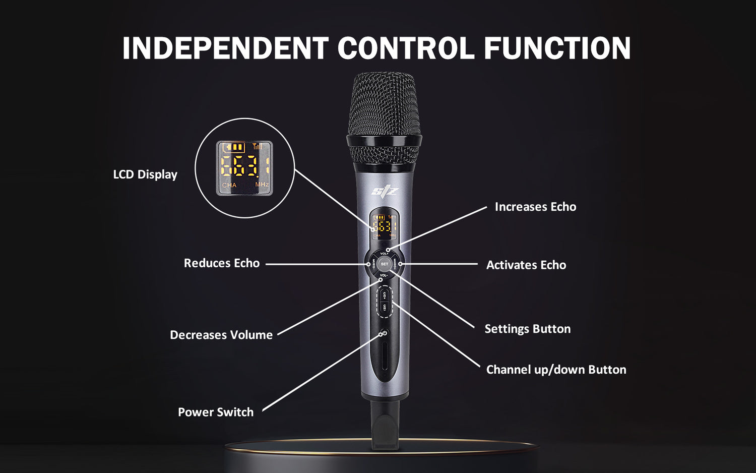 UHF Wireless Microphone (STZ-W202)