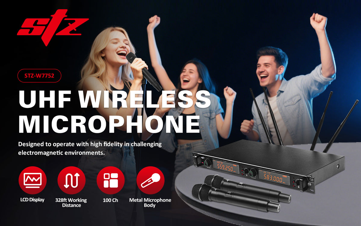 UHF Wireless Microphone (STZ-W7752)