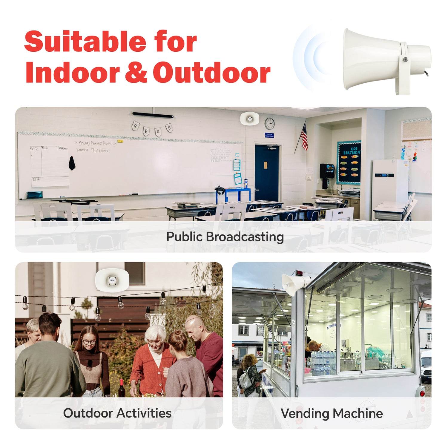 P.A. Horn Speaker (TC-H30-70V)