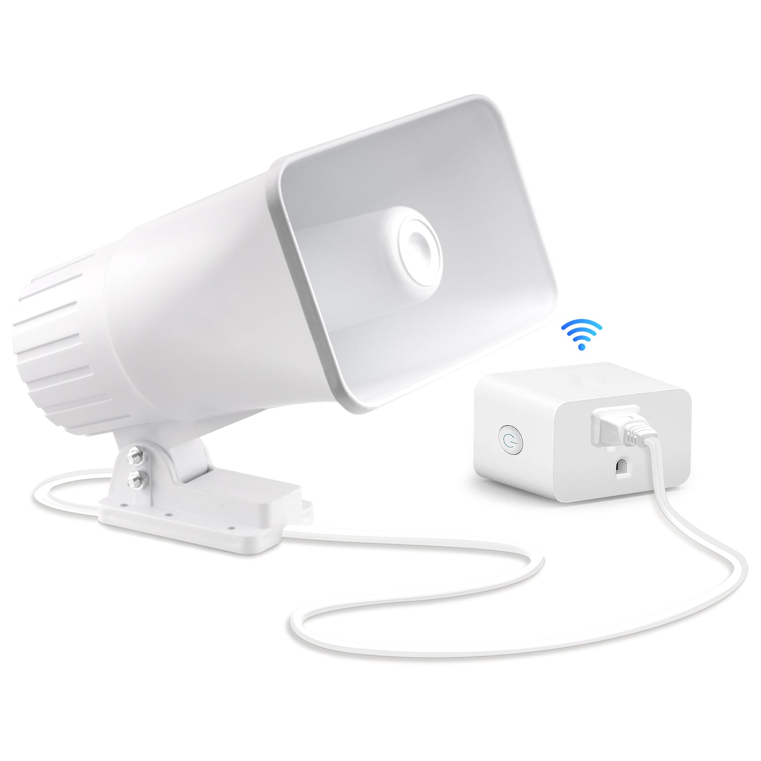 High Decibel High Power Alarm Security Siren (TC-S7545-110), with Wi-Fi Socket for Remote Activation