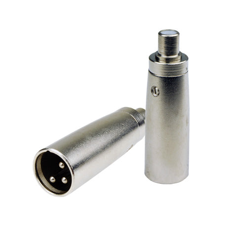 XLR Male to RCA Female Jack Connector (ZA-XLRM-RCAF)