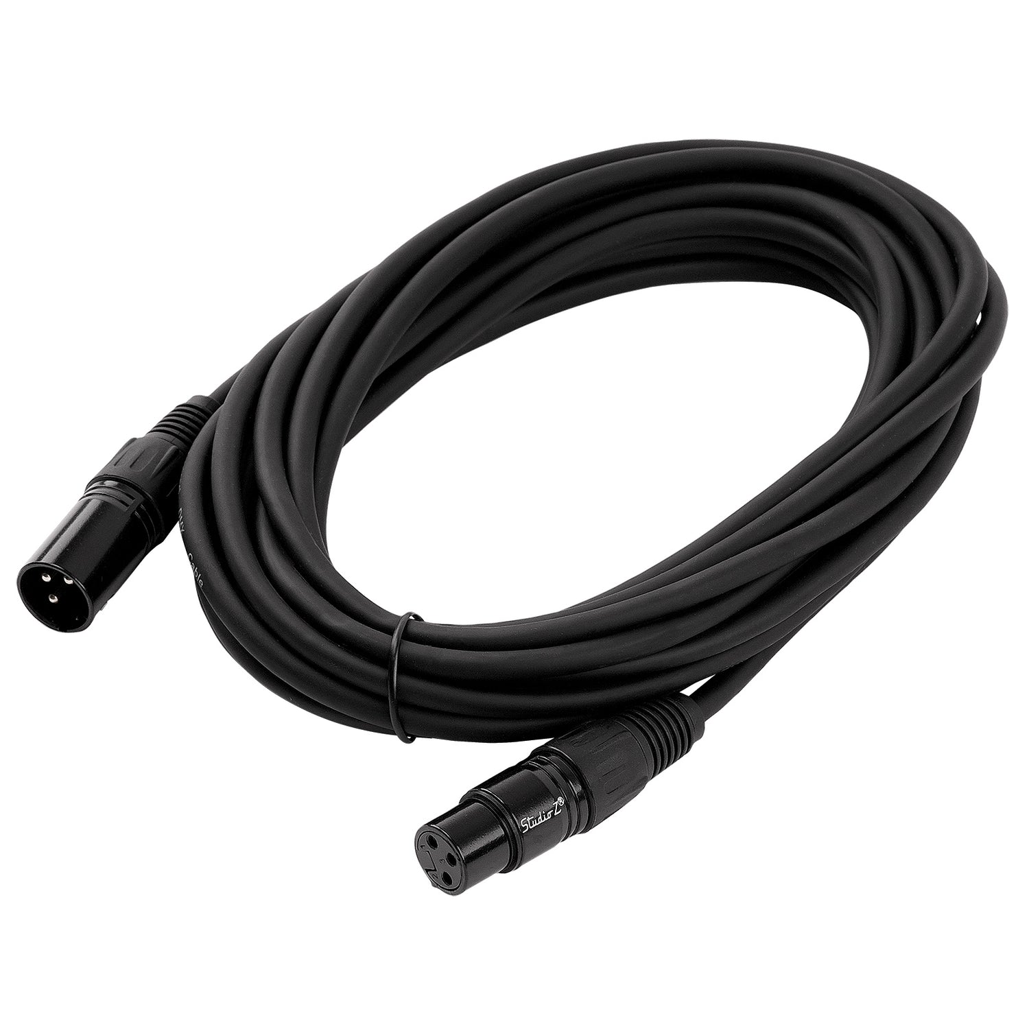 3 Pin XLR Male to XLR Female DMX Cable (ZDMX-3XLRMF-20B)