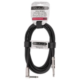 10' 1/4" to 1/4" Right Angle Pro Audio Cable (ZICM-241414MR-10)