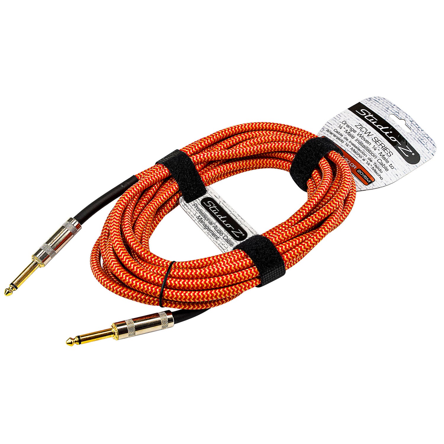 20' Orange Woven 1/4