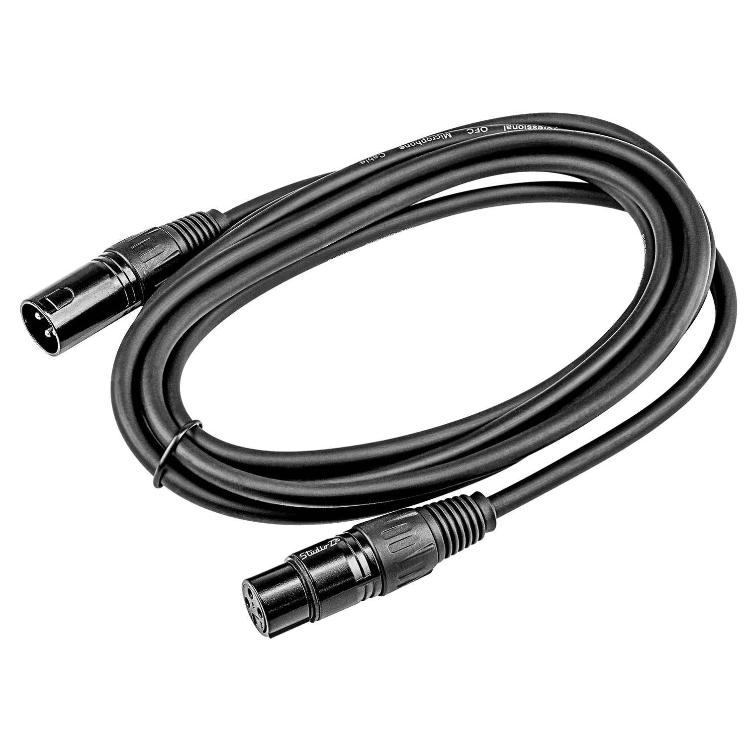 10' 3 Pin XLR Male to 3 Pin XLR Female, Microphone Cable (ZMC-24XMXF-10BP)