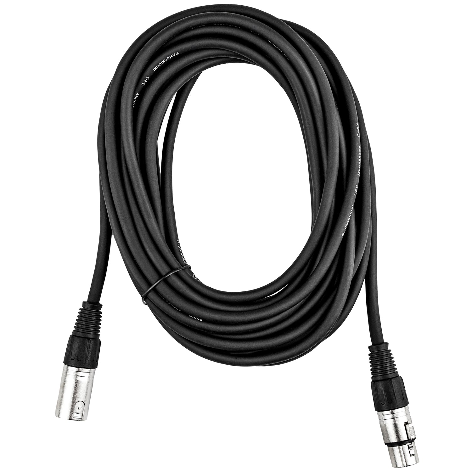 25' 3 Pin XLR Male to 3 Pin XLR Female, Microphone Cable (ZMC-24XMXF-25NP)