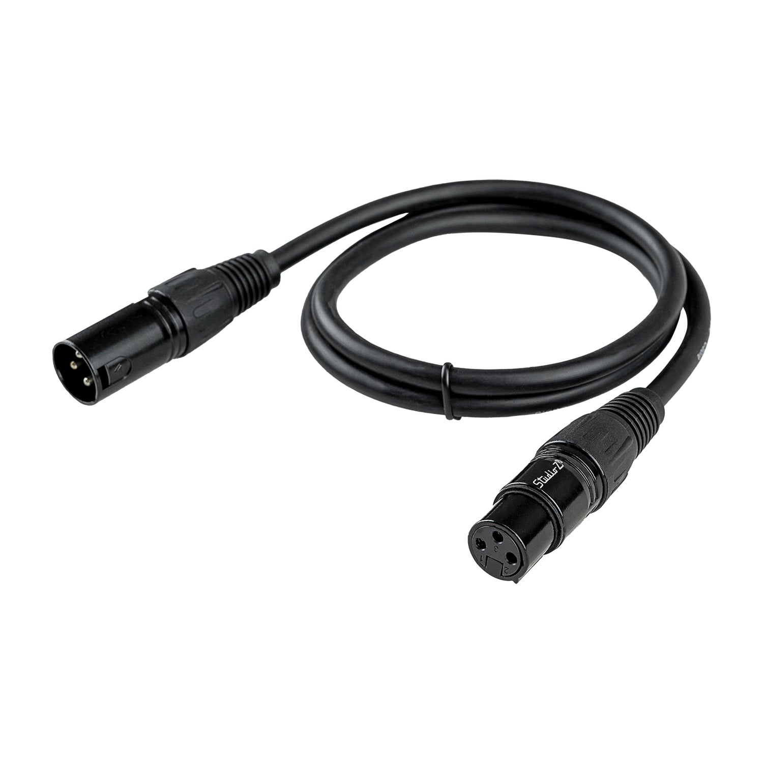 3' 3 Pin XLR Male to 3 Pin XLR Female, Microphone Cable (ZMC-24XMXF-3BP)