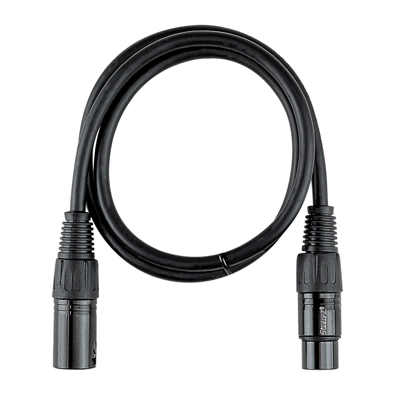 3' 3 Pin XLR Male to 3 Pin XLR Female, Microphone Cable (ZMC-24XMXF-3BP)
