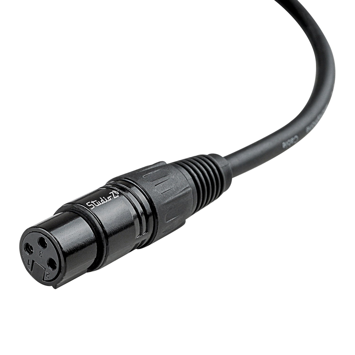 3' 3 Pin XLR Male to 3 Pin XLR Female, Microphone Cable (ZMC-24XMXF-3BP)