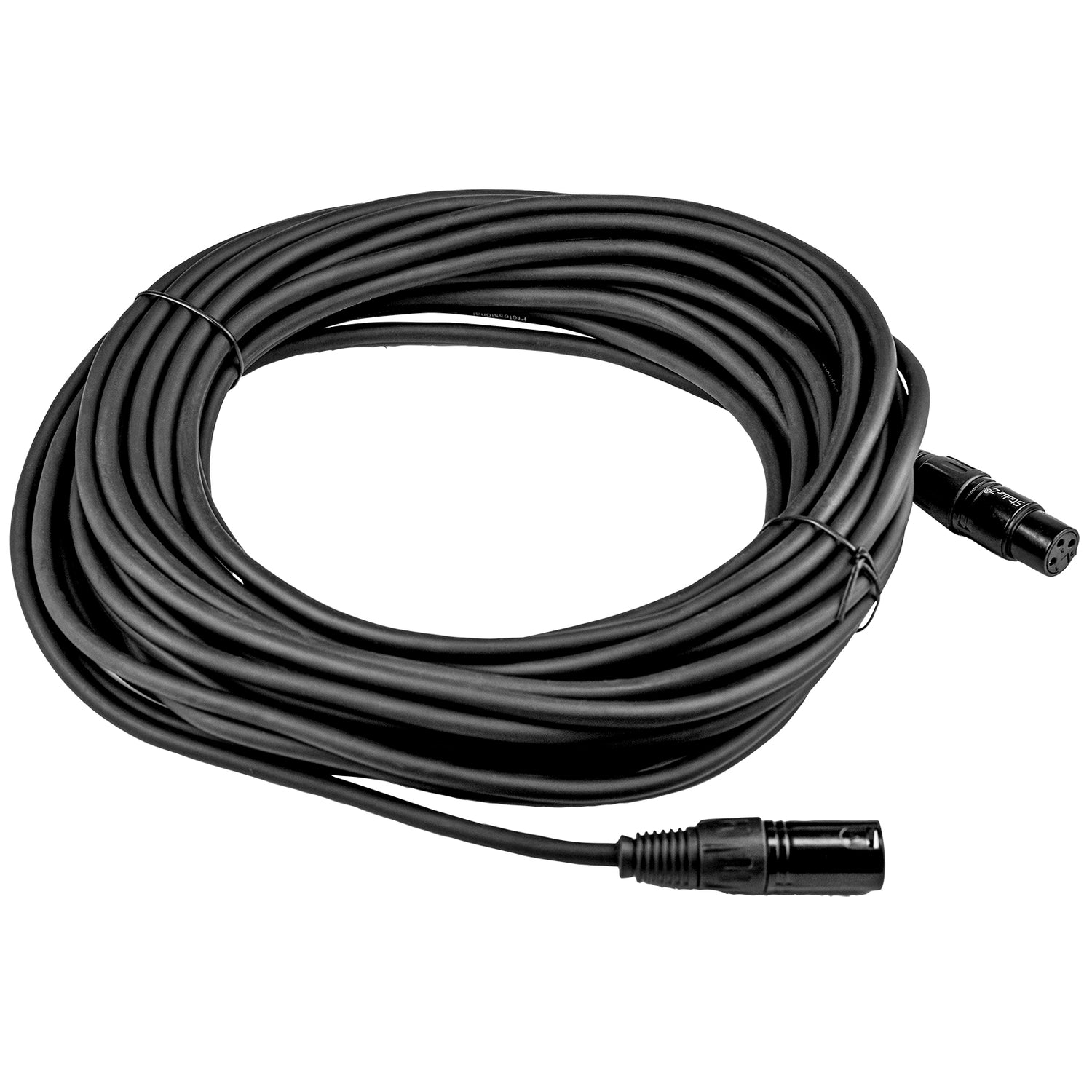 50' 3 Pin XLR Male to 3 Pin XLR Female, Microphone Cable (ZMC-24XMXF-50BP)
