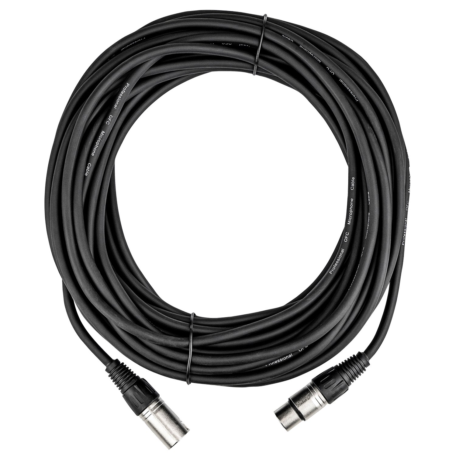 50' 3 Pin XLR Male to 3 Pin XLR Female, Microphone Cable (ZMC-24XMXF-50NP)