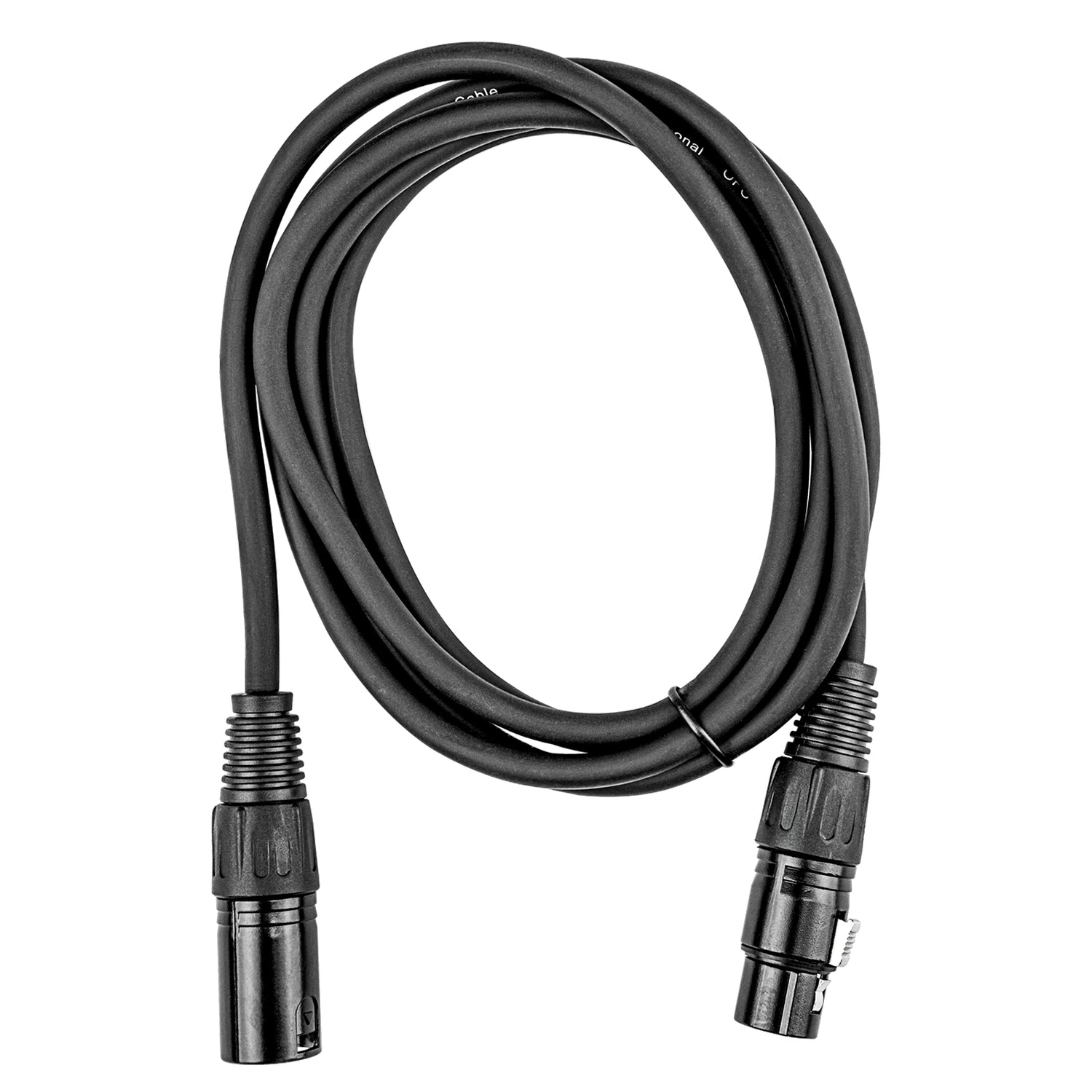 6' 3 Pin XLR Male to 3 Pin XLR Female, Microphone Cable (ZMC-24XMXF-6BP)