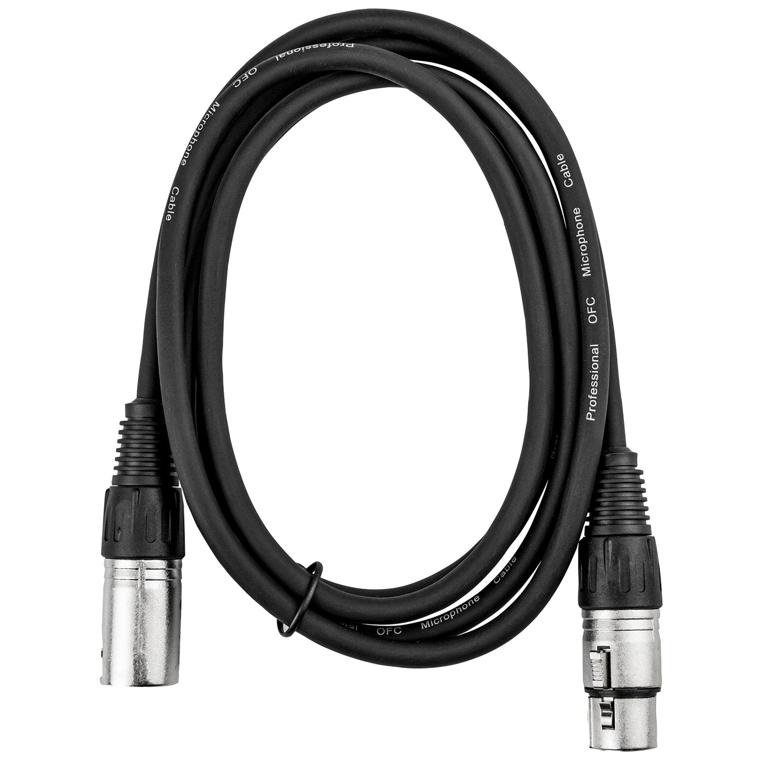 6' 3 Pin XLR Male to 3 Pin XLR Female, Microphone Cable (ZMC-24XMXF-6NP)