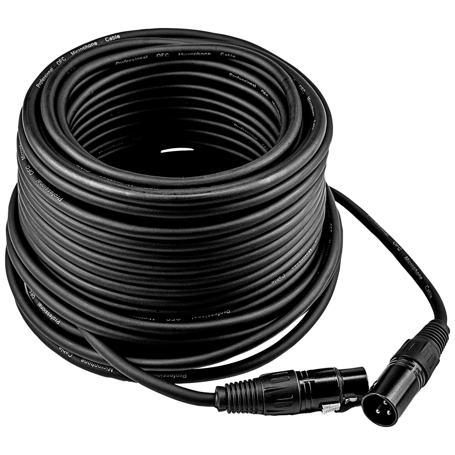 75' 3 Pin XLR Male to 3 Pin XLR Female, Microphone Cable (ZMC-24XMXF-75BP)