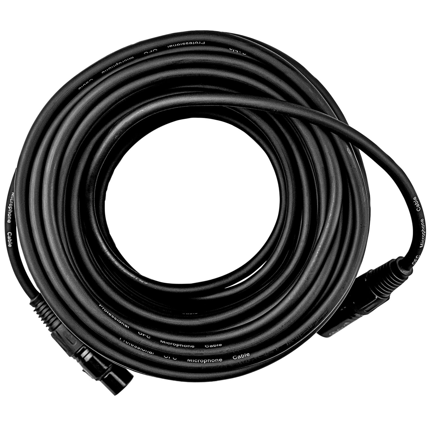 75' 3 Pin XLR Male to 3 Pin XLR Female, Microphone Cable (ZMC-24XMXF-75BP)