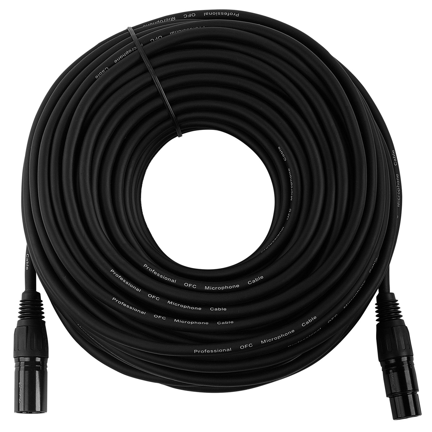 100' 3 Pin XLR Male to XLR Female Microphone Cable (ZMV-24XMXF-100BP)