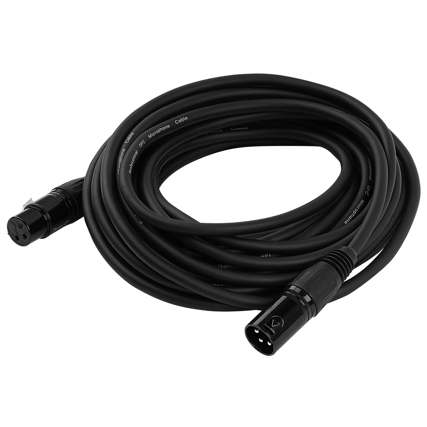 25' 3 Pin XLR Male to XLR Female Microphone Cable (ZMV-24XMXF-25BP)