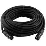 50' 3 Pin XLR Male to XLR Female Microphone Cable (ZMV-24XMXF-50BP)