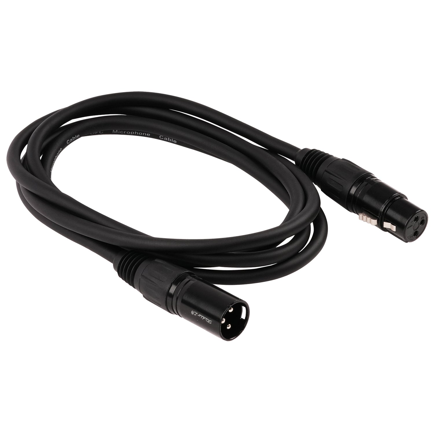 6' 3 Pin XLR Male to XLR Female Microphone Cable (ZMV-24XMXF-6BP)