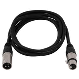 6' 3 Pin XLR Male to XLR Female Microphone Cable (ZMV-24XMXF-6NP)