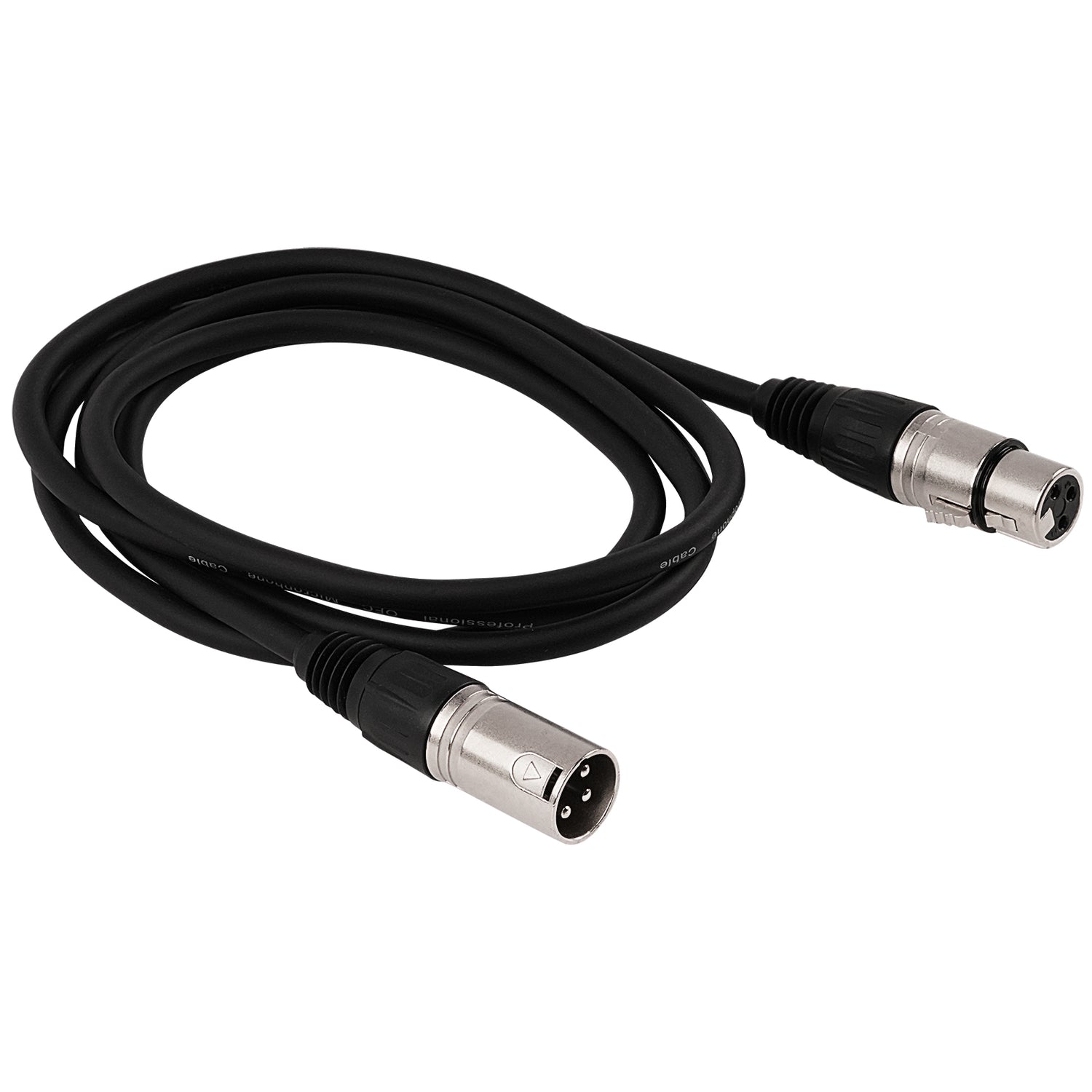 6' 3 Pin XLR Male to XLR Female Microphone Cable (ZMV-24XMXF-6NP)