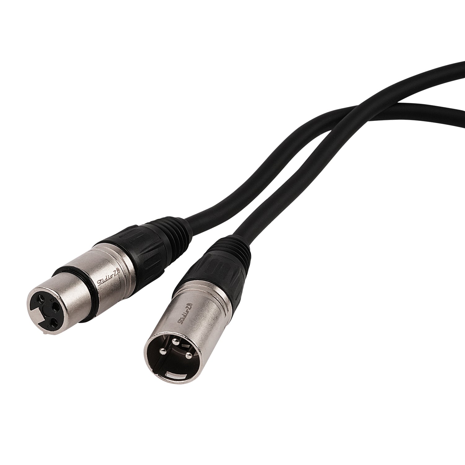 6' 3 Pin XLR Male to XLR Female Microphone Cable (ZMV-24XMXF-6NP)