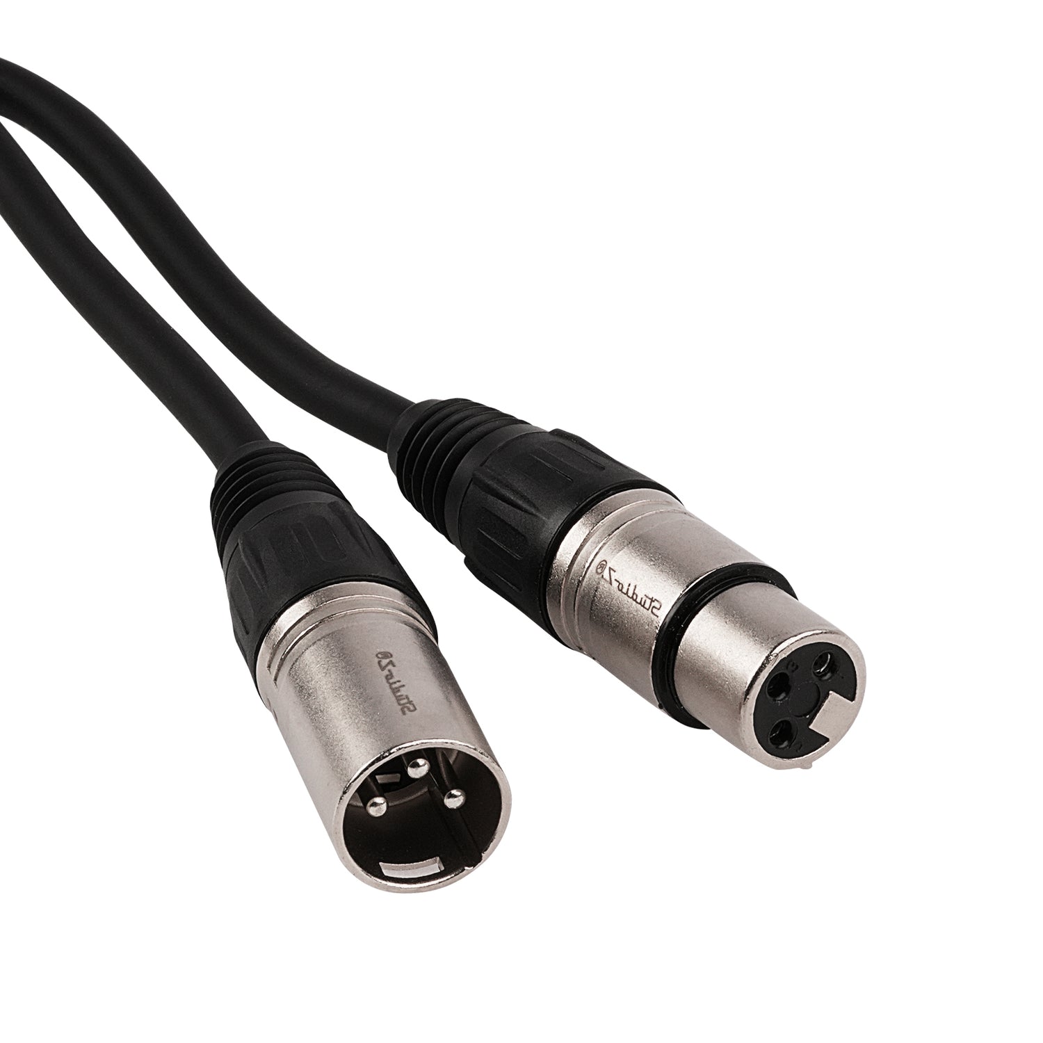6' 3 Pin XLR Male to XLR Female Microphone Cable (ZMV-24XMXF-6NP)